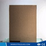 3-6mm Bronze Patterned Glass with CE&ISO9001