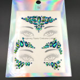Self Adhesive Acrylic Face Jewelry Sticker Chrisatmas Decoration Adhesive Glitter Sticker (SR-55)