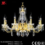 Traditional Crystal Chandelier with Glass Decoration Wl-82126b