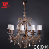 Traditional Crystal Chandelier with Glass Dressing D5d-L17