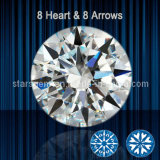 8 Hearts & 8 Arrows Cubic Zirconia White Zirconia Stone