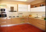 Wood Veneer Kitchen Cabinets with 15 Years Experience (ZHUV)