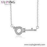 44386 Latest Cool Silver -Plated Charm Diamond Women Jewelry Fashion Letter Necklace Chain