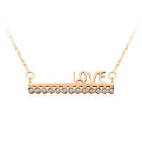 Love Charm Crystal Pendant Necklaces Jewelry
