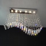 Stainless Steel Pendant Light Modern Crystal Chandelier for Home Decoration Living Room 8002-6