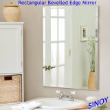 Waterproof Frameless Bathroom Mirror, Made of Polished Edge Silver Mirror Glass, Can Be in Square, Round, Oval or Irregular Shapes