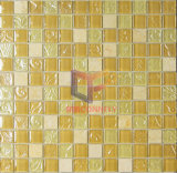 Warm Color Style Marble Mix Flower Pattern Glass Mosaic (CS072)