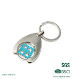 Supermarket Shopping Trolley Coin Keychain/ Metal Trolley Token Keychain