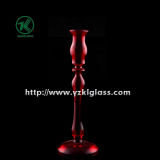 Single Post Glass Candle Holders for Home Decoration