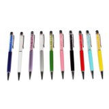 2 in 1 Crystal Writing Stylus Touch Screen Pen
