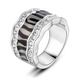 Best Selling Black Attractive Jewellery Latest Design Plated Finger Ring