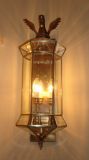 Pw-19302 Copper Wall Lamp with Glass Decorative