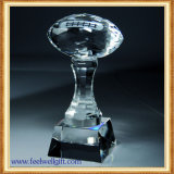 Diamond Custom Crystal Glass Trophy