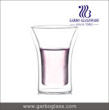 8oz Borosilicate Double Wall Glass Tumbler for Hot Water and Tea Drinking GB500170323