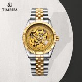 Shenzhen Timesea Watches Skeleton Automatic Watches with Stainless Steel Band72455