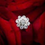 Sparkly Crystal Pearl Wedding Bouquet Jewelry Rhinestone Brooch Bouquet