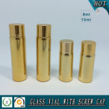 8ml 10ml Gold Electroplating Bottle with Gold Cap