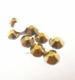 Flat Back Glass Rhinestones Gold Hematite Doraco Crystal Stone (FB-ss20 dorado/5A)