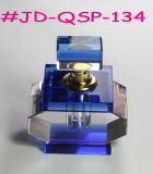 Blue Crystal Glass Perfume Bottle (JD-QSP-134)