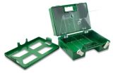 Saferlife Medical Plastic Empty Small Green First Aid Box 10 Person Kit First Aid Kit
