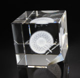 Blank K9 Crystal Glass Cube for Engraving with Any DIY as Present for Friend