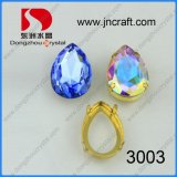 Dz-3003 Faceted Pear Drop Ab Crystal for Wedding Dress