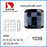Crystal Glass Square Flat Back Stone for Decoration and Jewelry
