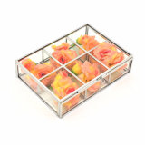 High Clear Transparent Acrylic Rose Box Wholesale