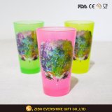 16oz Black Light Pink Pint Glass with Foil Printing