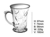 Water Beer Glass Cup with Handle Glassware Sdy-F00272