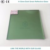 12mm F Green Dark Green Reflective Glass with Ce & ISO9001 for Glass Window