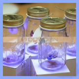 4 Colors Electronic Butterfly in Jar Lid with LED for Customized Logo (BUTTERFLY-01)