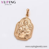 32501 Heart Shape Exquisite Skull Gold Plating Pendant Jewelry