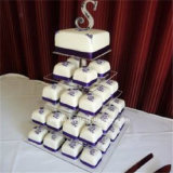Clear Acrylic Crystal Wedding Cake Stand
