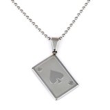 China 316L Stainless Steel Jewelry Pendant with Red Heart Engraved