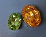 Oval Crystal Point Back Rhinestones Beads for Jewelry Component