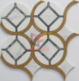 Mix Color Water Jet Marble Mosaic (CFW76)