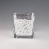 Mercury Square Glass Candle Holders