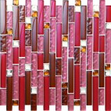 Rectangle Crystal Glass Mosaic Tiles Price Floor and Wall