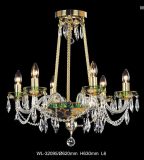 Crystal Chandelier with Glass Chains Wl-32095