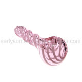 What's up Pinky Glass Spoon Pipe for Smoker Girl (ES-HP-025)