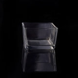 Popular Square Candle Jar with High Clear Quality