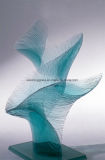 Clear Crystal Glass Art Sculpture for Decoration