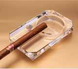 Solanlong Cigar Crystal Glass Ashtray Living Room Decorated with Large Personalized Gift Box Packaging