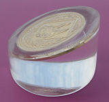 Acrylic Paper Weight with Coin (ASNY-JL-PW-050401)