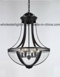 Metal Chandelier with Glass Shade (WHG-8175)