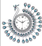 Special Shape Wall Metal Clock with Crystal for Home Decoration