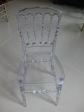 Crystal Transparent Acrylic Resin Napoleon Chair in Wedding