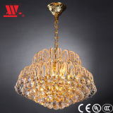 Shiny Crystal Chandelier with Glass Dressed