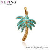 32449 Xuping 18k Gold-Plated Tree Costume Jewelry Pendant in Environmental Copper